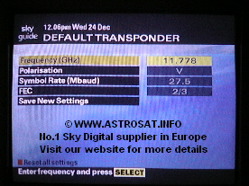 default transponder
